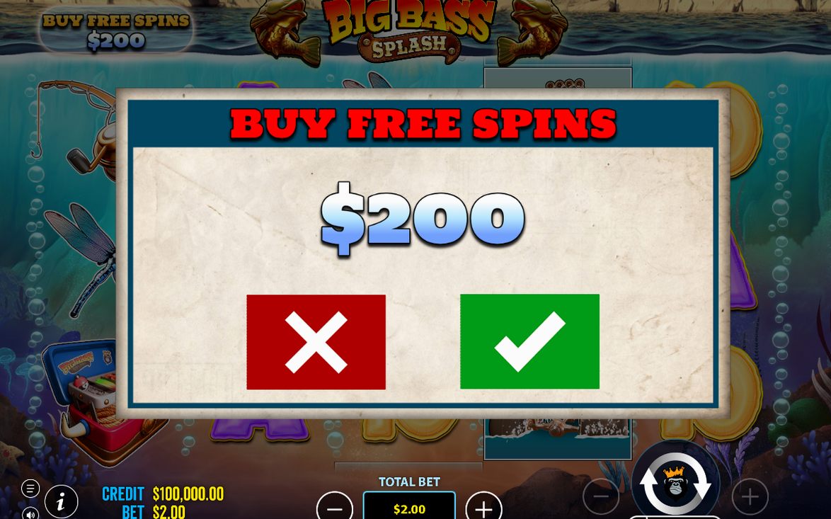 Bonus round with fish symbols carrying MONEY values